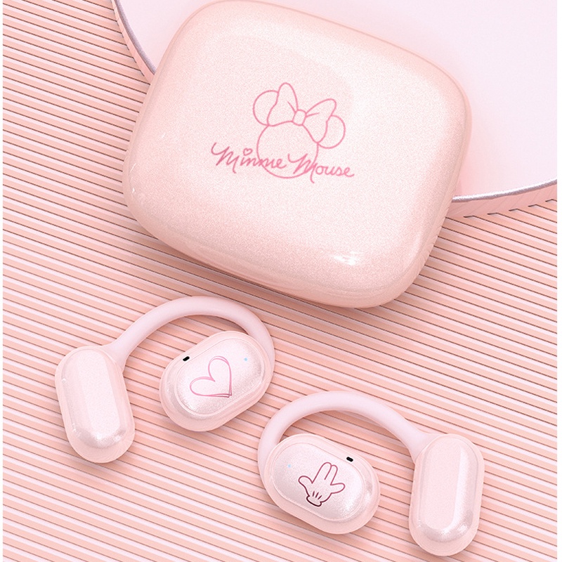 Disney Tai Nghe Treo Vành Tai dn19 bluetooth 5.3 Không Dây Âm Thanh hifi Hai Chế Độ Âm Thanh Kỹ Thuật Số Pin Thấp Hình Chuột mickey minnie Đáng Yêu