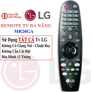 [TẶNG PIN] Remote TV LG MR20GA Đa năng  [không micro chuột bay] sử dụng thay tất cả tv LG giá thợ