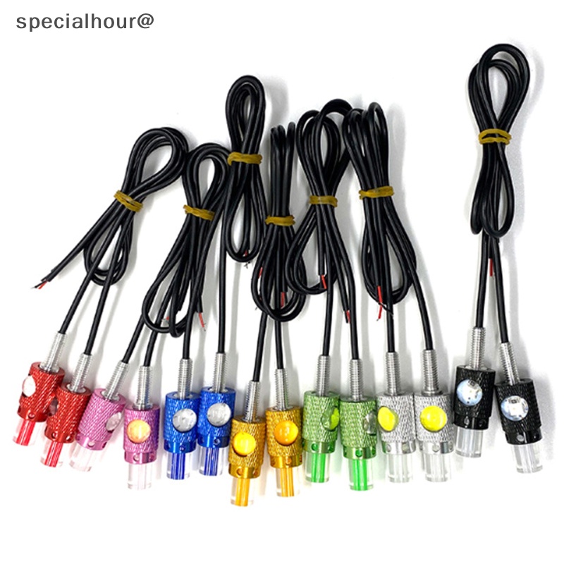 Đèn led Tín Hiệu dc 12v Ánh Sáng Trắng Độ Sáng Cao Chuyên Dụng Cho Xe Hơi / Xe Máy Mới