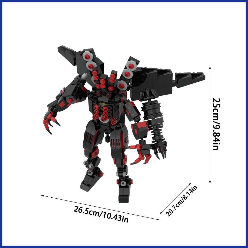 Skibidi Bộ Đồ Chơi Lắp Ráp Máy Ảnh Có Âm Thanh Và Máy Ảnh Độc Đáo Cho Bé