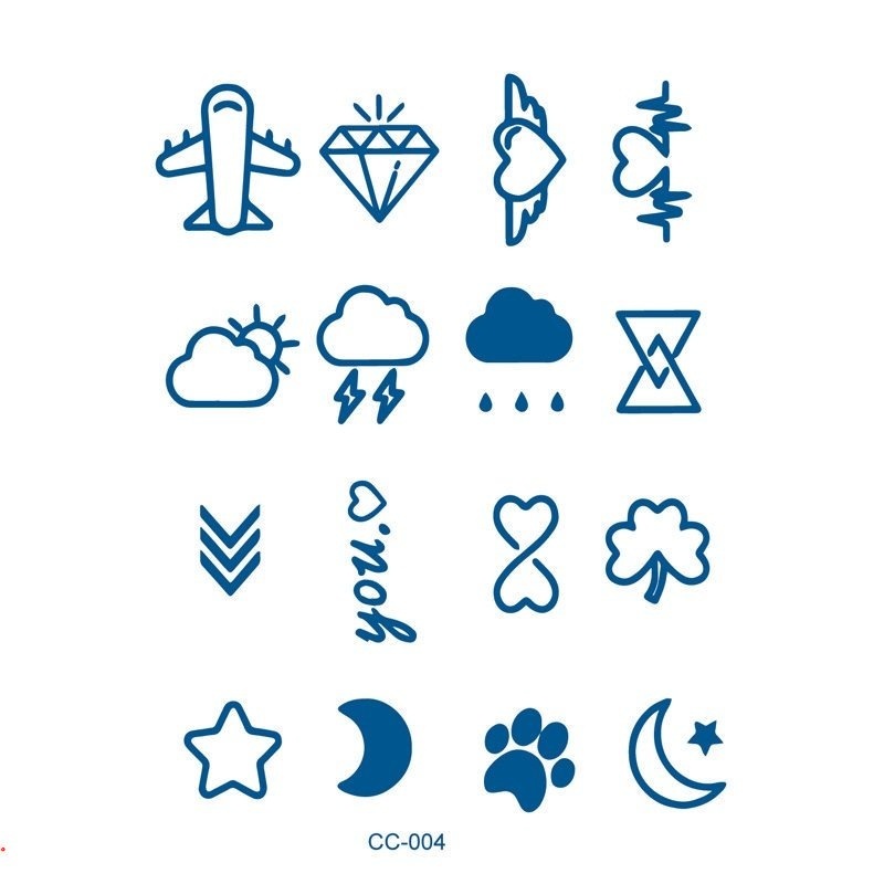 Hình Xăm Tạm Thời Không Thấm Nước Trong Vòng 15 Ngày Đến 2 Tuần