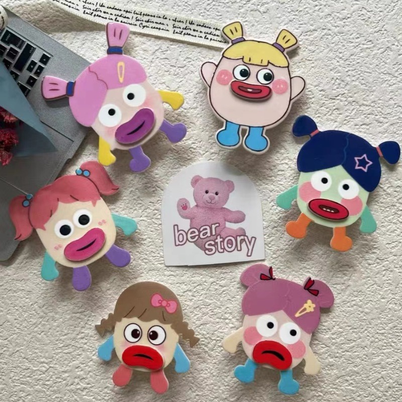 Kẹp Tóc Hình Búp Bê dopamine Dễ Thương Cho Bé Gái