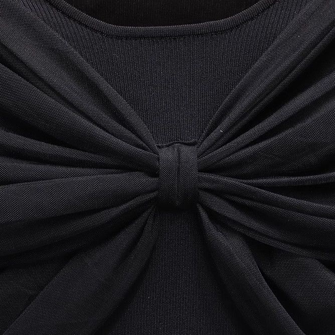 Áo sweater Dáng Ôm Đính Nơ Thời Trang Mùa Thu 2023 Cho Nữ