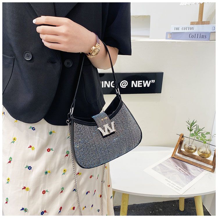 Túi Đeo Chéo Đính Kim Cương Sáng Bóng Phong Cách Thời Trang Mới 2023 Dành Cho Bạn Nữ ar