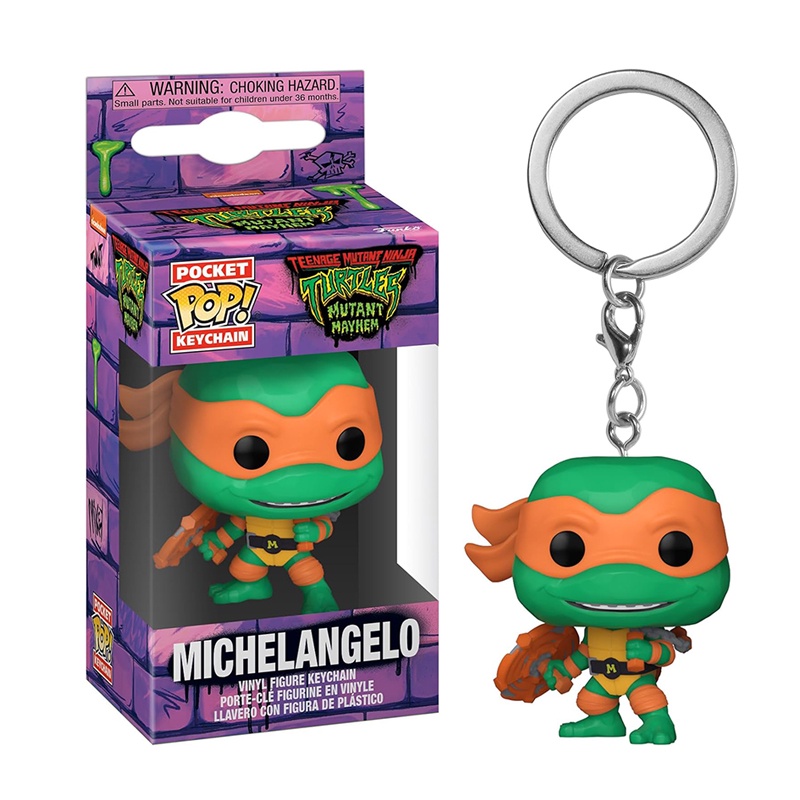 Funko pop Móc Khóa Hình Búp Bê ninja Rùa: mutation chaos donatello leonardo michelangelo