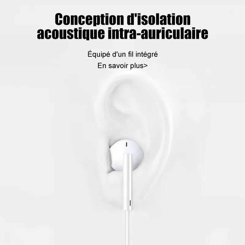 Tai Nghe Nhét Tai Có Dây Cho iphone 15 14 11 12 13 pro max xr x xs se 6 6s 7 8 plus