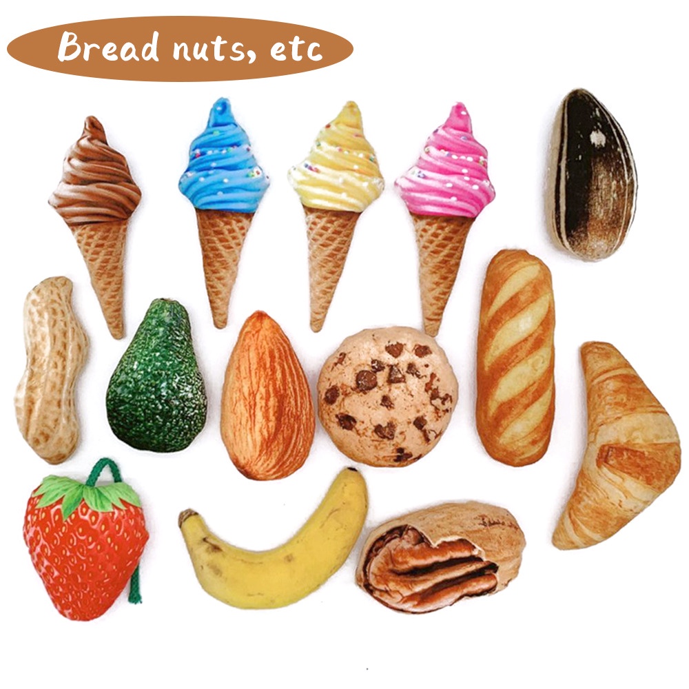 Móc Khóa Hình Búp Bê King / Oyster / Cây Nấm Nhồi Bông Handmade Phong Cách Nông Trại