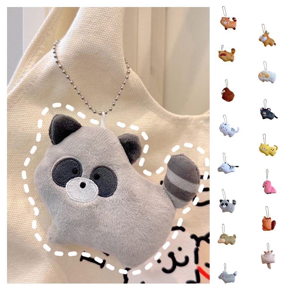 Móc Khóa Hình Gấu Trúc / Sóc Nhồi Bông Vans 1