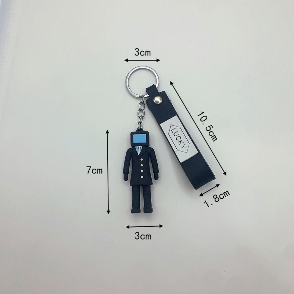 Shanhai Móc Khóa Hình Nhân Vật Hoạt Hình Trượt Tuyết / Tivi man / man / skibidi dop