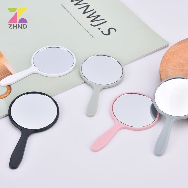 Gương Trang Điểm Cầm Tay zhuzhengde Hình Tròn Có Tay Cầm