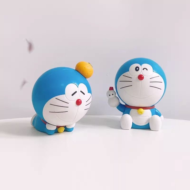 [btf] Đồ Trang Trí Hình doraemon Màu Xanh Dương Béo bandai Không Vỏ Sò Mùa Hè hxgk