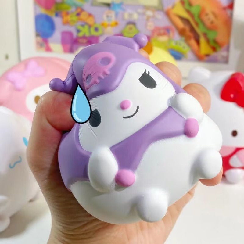 Sanrio Đồ Chơi Bóp Tay Hình hello kitty jumbo kawaii my melody kuromi cinnamoroll