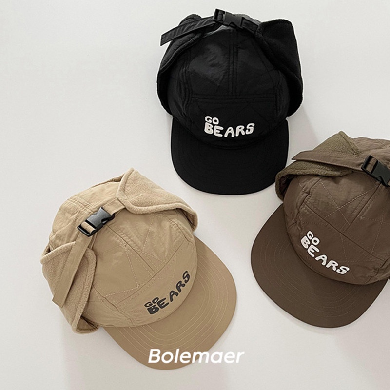 Mới Mũ Lưỡi Trai In Chữ Phong Cách Nhật Bản Thời Trang Mùa Đông Cho Mẹ Và Bé