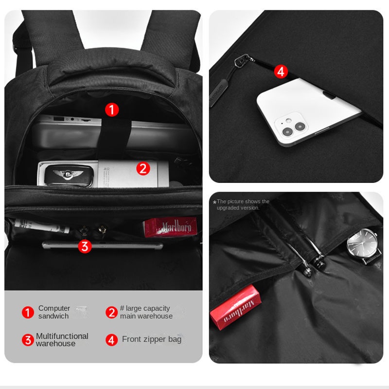 Mới Ba Lô Đựng laptop 15-inch 14-inch 15.6 inch Có Thể Sạc Lại Dành Cho Nam Và Nữ