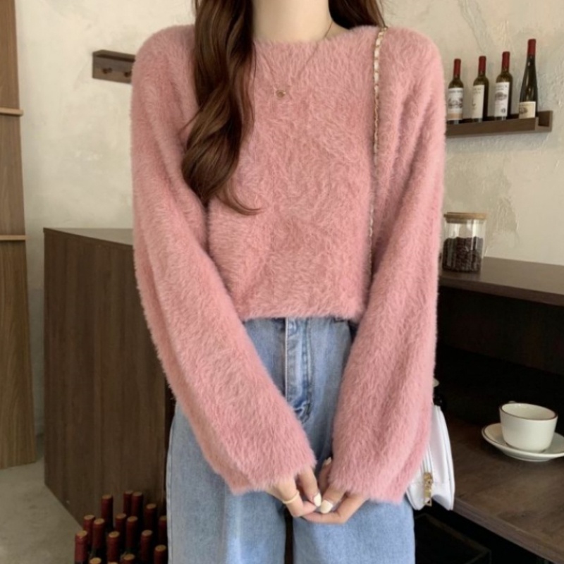 Áo Len Tay Dài Dáng Rộng Phong Cách Thời Trang Thu Đông Mới