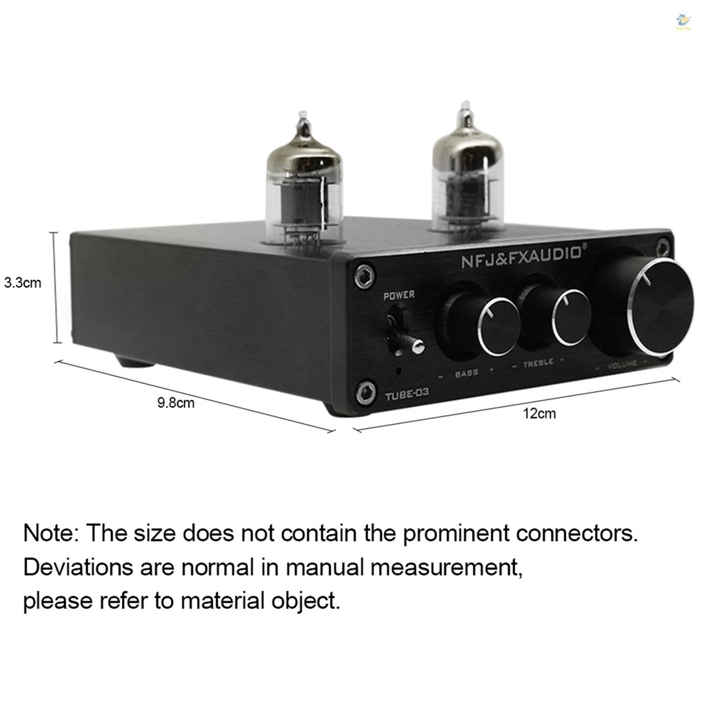 Bộ Khuếch Đại Âm Thanh hifi fx-audio tube-03 mini 6k4 Phích Cắm uk