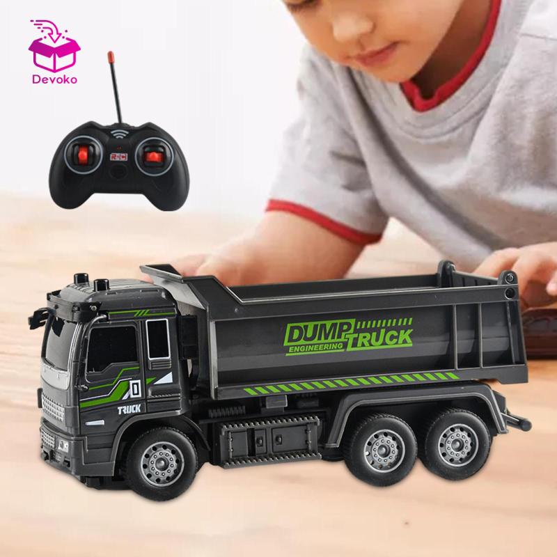 Xe Công Trường Điều Khiển Từ Xa 4 Kênh 6wd Tỉ Lệ 1: 32 rc