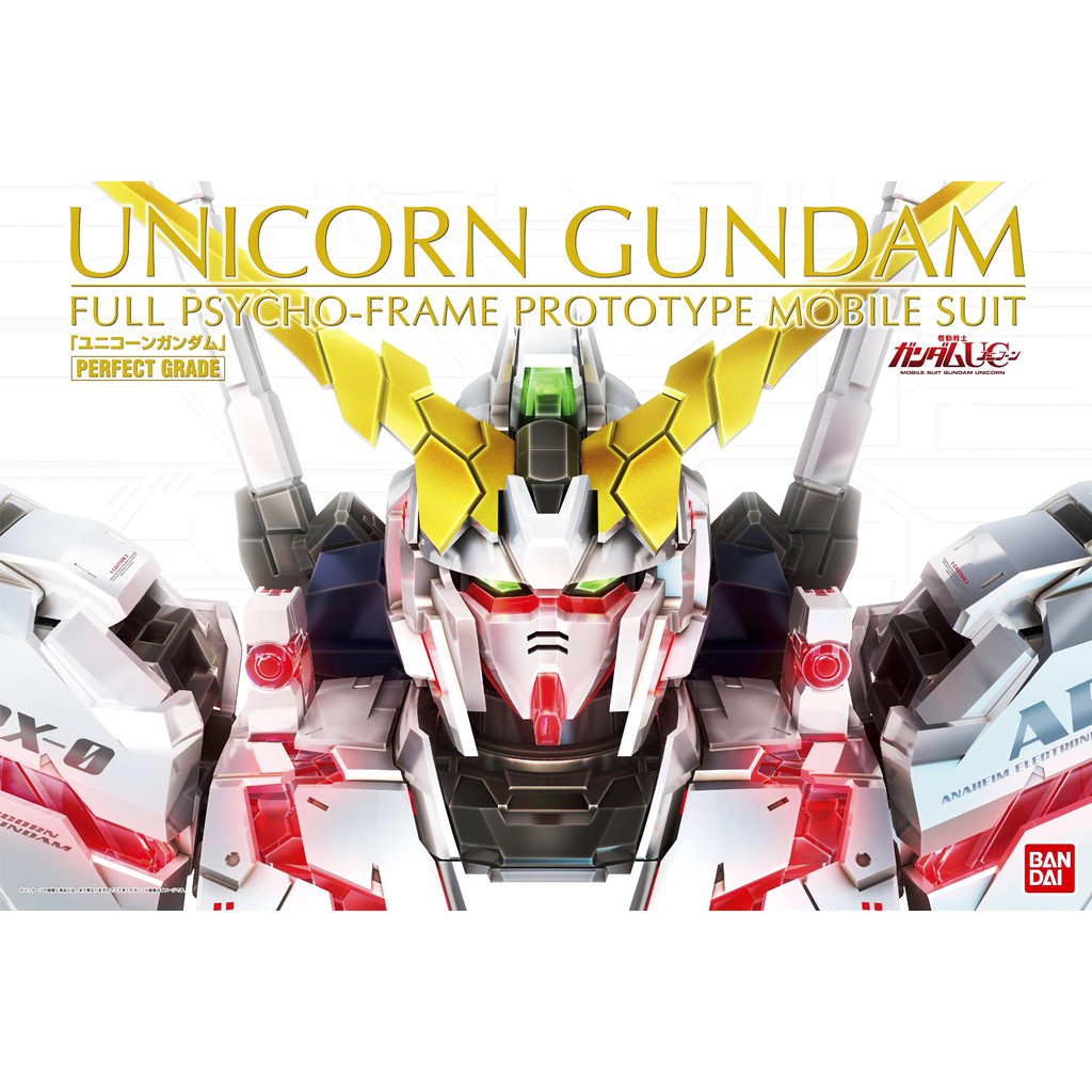 Mô Hình Gundam Bandai PG RX-0 Unicorn Gundam 1/60 Gundam UC  tặng ôtô tặng ô tô