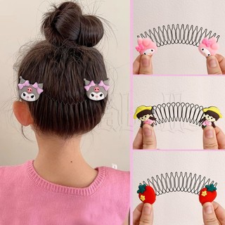 Lược cài tóc màu đen dễ thương cho bé gái / lược cài tóc vô hình / kim cố định insert