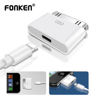 Đầu chuyển đổi FONKEN 8pin 30pin thích hợp cho iPh 4 4S i/Pad 2 3 i/Pod Touch 4