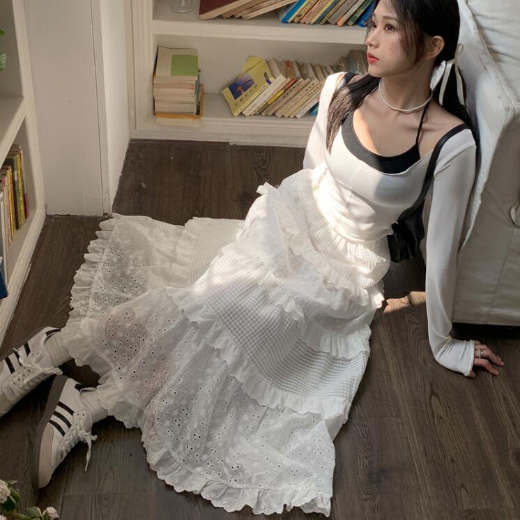 Chân Váy Dài Chữ a Lưng Cao Thời Trang Nữ Tính