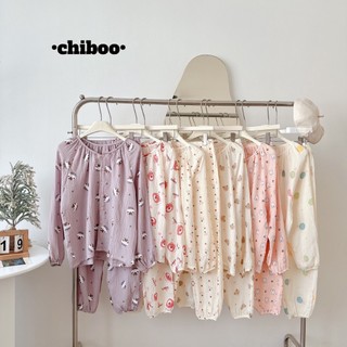 Bộ mặc nhà muslin xô đũi mềm mại nhiều hình cực xinh