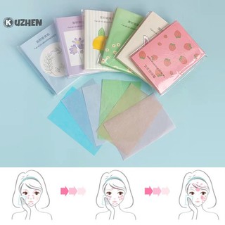 Kuzhen Set 50 Giấy Thấm Dầu Chăm Sóc Da Mặt