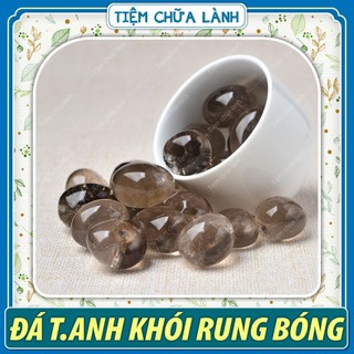 Đá thanh tẩy t.anh đen khói dùng trang trí nhà cửa, làm đồ decor, thanh tẩy năng lượng