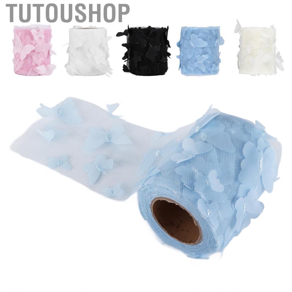 Tutoushop Tulle Roll Sewing Colorful Net Yarn DIY Hair Accessories Webbing