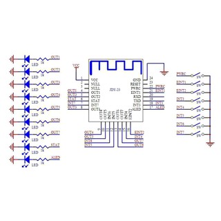 Mô-đun bluetooth 5.0 voktta jdy-23 cc2541