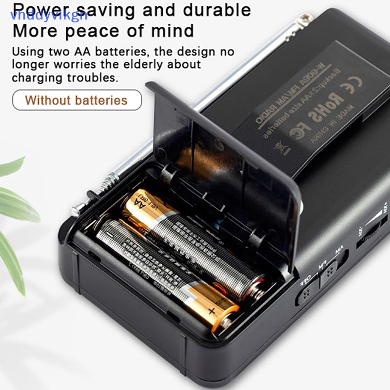 Radio fm / am Kỹ Thuật Số mini fm87-108mhz vn