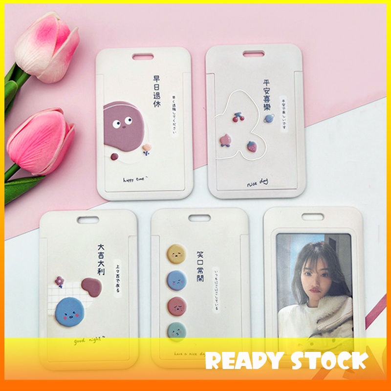 ✨Áo Thun NgắN Tay ThờI Trang Cho Nữ✨ Ví Đựng Thẻ Sinh Viên In Chữ Trung Hoa Dập Nổi