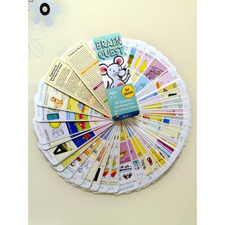 Bộ Thẻ Brain quest (2-6 tuổi)