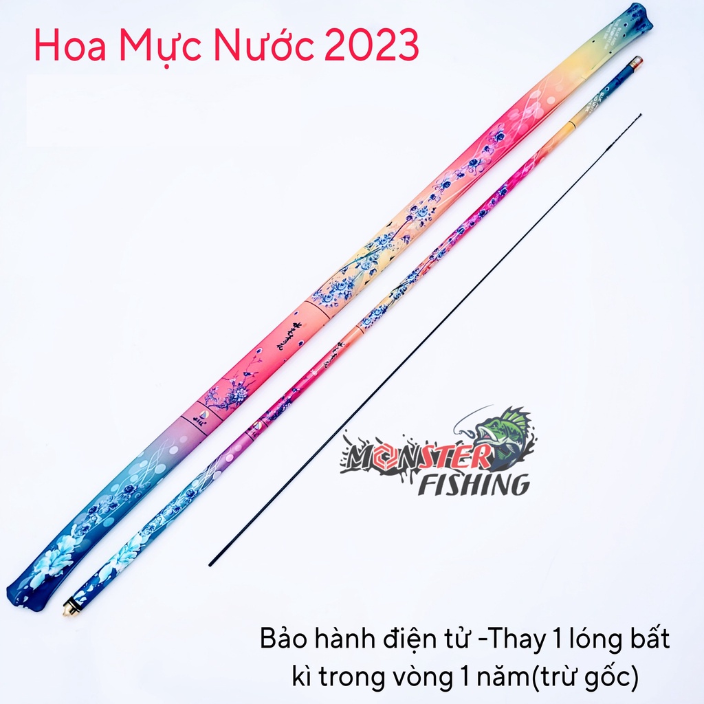 MONSTER Cần câu tay Hoa Mực Nước phiên bản 2023,chất liệu carbon