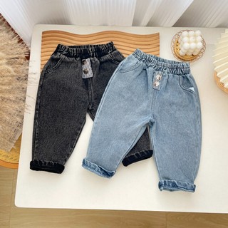 Quần Jean Dài Vải cotton Thời Trang Mùa Thu Cho Bé Trai Từ 0-3 Tuổi