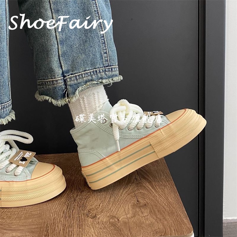 ShoeFairy giày thể thao nữ giày sneaker nữ Thoáng Khí 2023 hot trend Bền Cá tính Phong cách đơn giản Chất liệu tốt FLF23B00LG 44Z231101