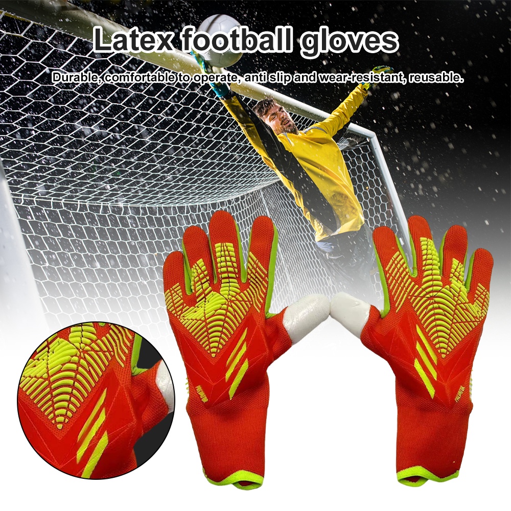 Găng Tay Thủ Môn Bóng Đá Cho Thanh Niên Và Người Lớn Sử Dụng Cột Sống âm tính Cuộn Để Ngăn Ngừa Chấn Thương