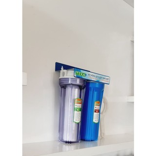 Bộ lọc nước 2 cốc 10 inch 1 ron