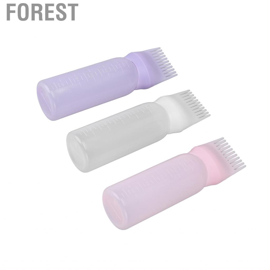Forest 3x  Applicator Bottle Home Salon Portable Root Styling Comb