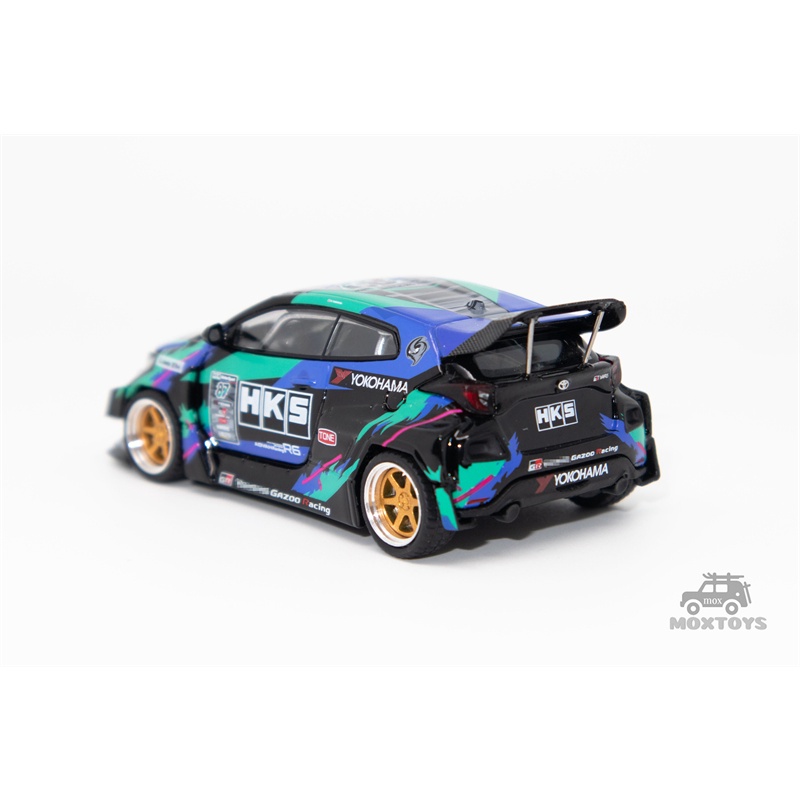 Pop Mô Hình Xe Ô Tô pandem gr yaris hks Tỉ Lệ 1: 64 Cao Cấp