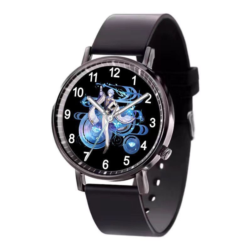 ★Genshin Impact★Ayato Đồng Hồ Đeo Tay Phát Quang Chống Thấm Nước Hai Chiều Thời Trang