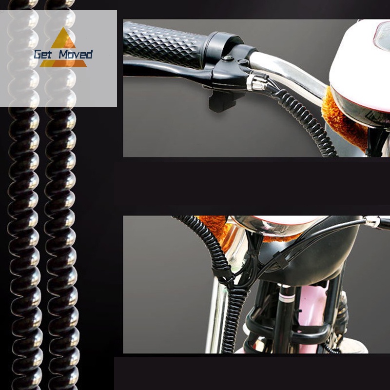 Dây Cáp Xoắn Ốc Co Giãn 90cm Bảo Vệ Dây Phanh Điện Tử Cho ninebot m365 Mới