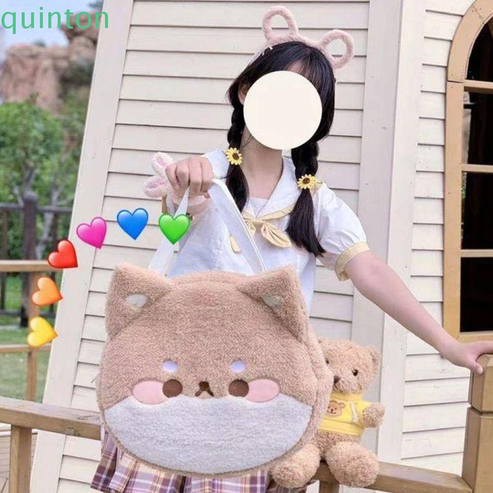 Shanhai Ba Lô Hình Chú Chó shiba inu Hoạt Hình Phong Cách Nhật Bản Ngọt Ngào Sức Chứa Lớn Cho Nữ Sinh