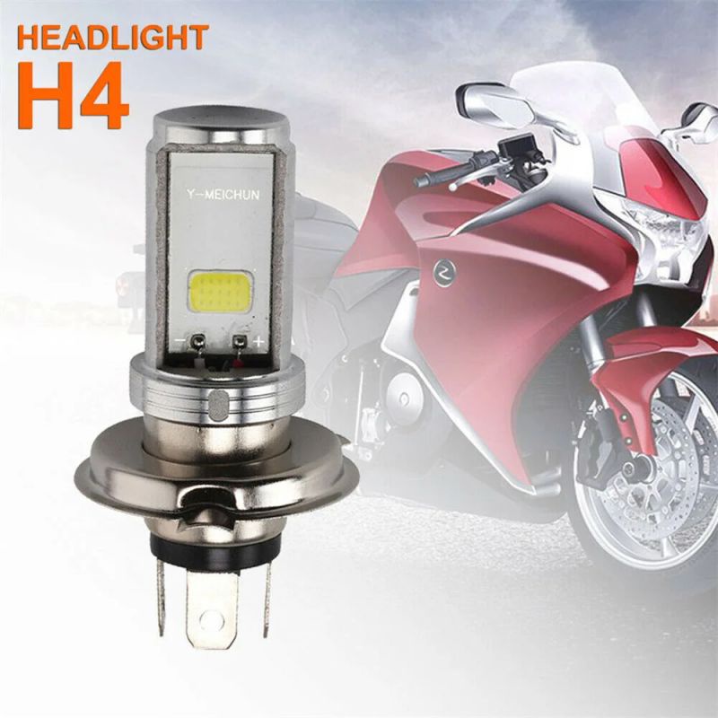 1 Đèn Pha LED P15D H4 H6 12V-30V 6000K Chất Lượng Cao Cho Xe Mô Tô yk