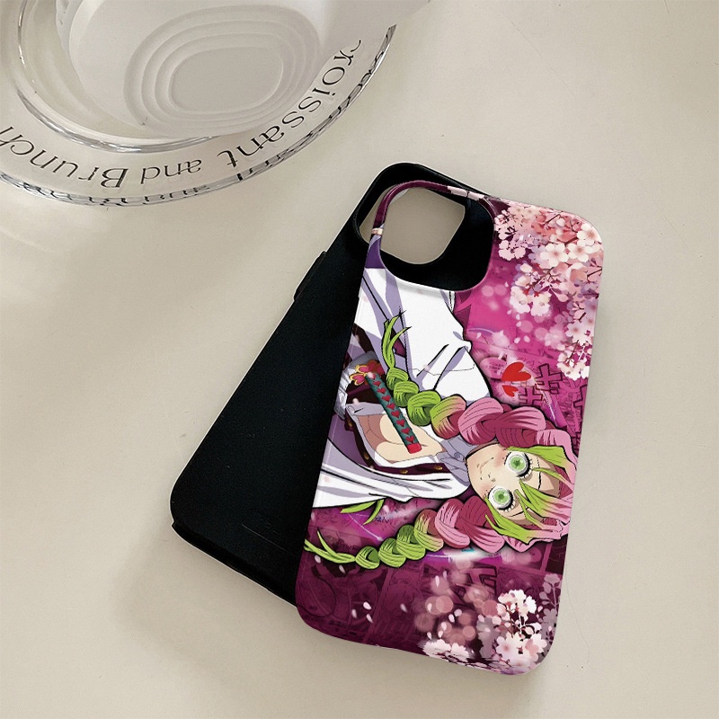 Ôp Điện Thoại Silicon Dẻo Họa Tiết Hoạt Hình demon slayer Cho iphone 15 14 13 12 11 pro max xr x xs 7 8 plus Ốp