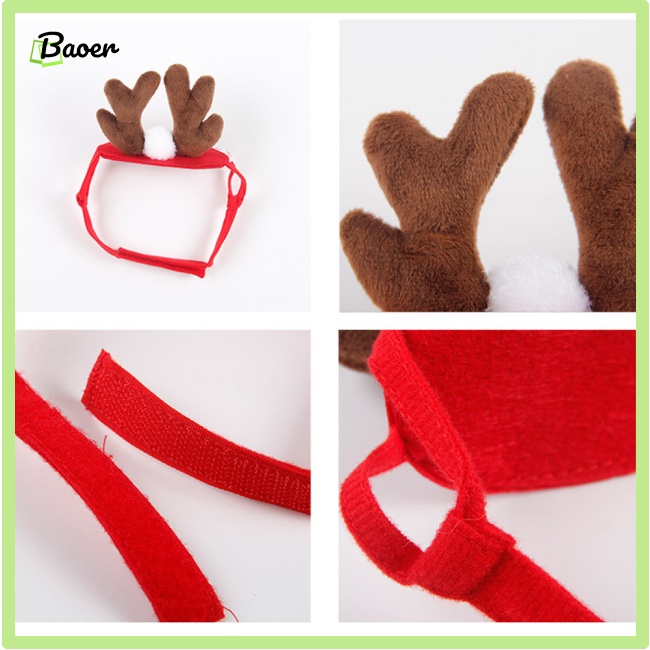 Băng Đô Hình Sừng Hươu Thời Trang Sáng Tạo Có Thể Điều Chỉnh Dành Cho Chó Mèo 100% Chính Hãng