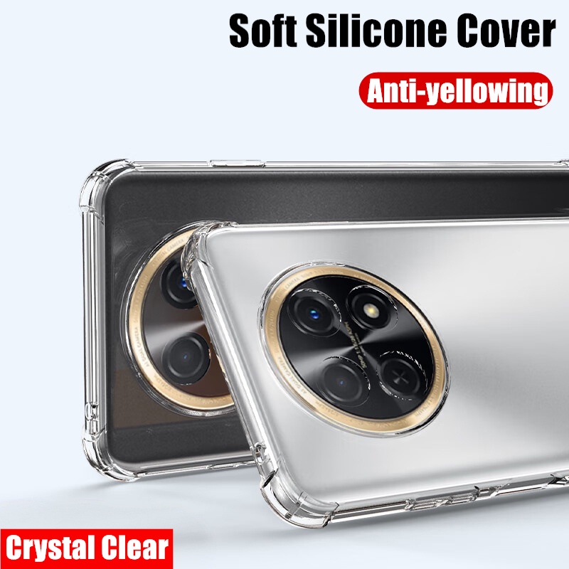 Dành cho Honor Magic 7 Lite BRP-NX1 Slim Crystal Soft Jelly Case với bốn góc gia cố Vỏ trong suốt