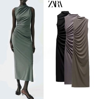 Za Đầm Xếp Ly Thời Trang Mùa Thu Thanh Lịch Cho Nữ 3152200