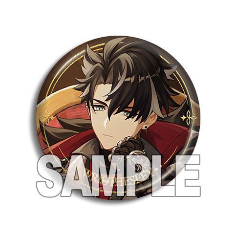 Ye genshin Huy Hiệu Cài Áo Tròn Hình Hoạt Hình anime Flyewinne lyney lynette Bọt Biển Làm Quà Tặng