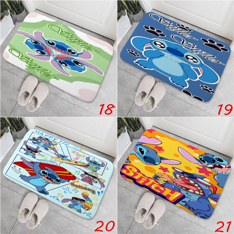 Hoạt Hình Thảm lót sàn Chống Trượt Hình stitch Dễ Thương 60 X 40Cm